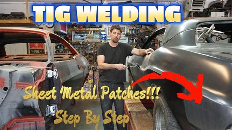 welding in small sheet metal patches on old cars|tig welding auto sheet metal.